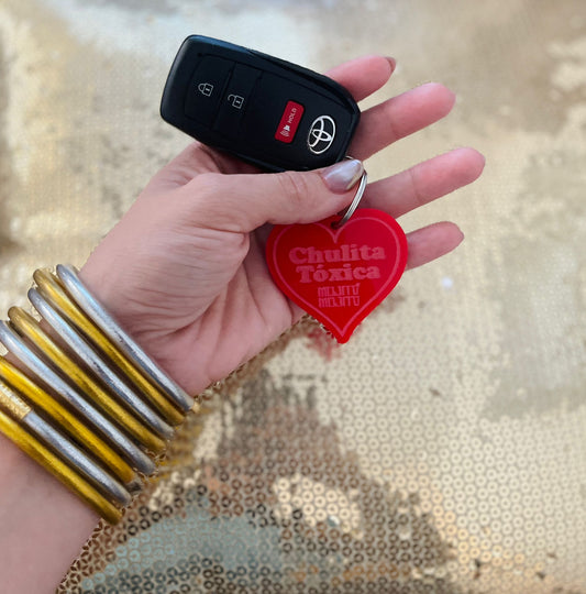 Llavero “Soy Chulita Pero Tóxica”